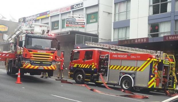 Hundreds of People Evacuated After a Blaze in Central Aucklan