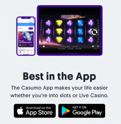 Casumo casino mobile free spins