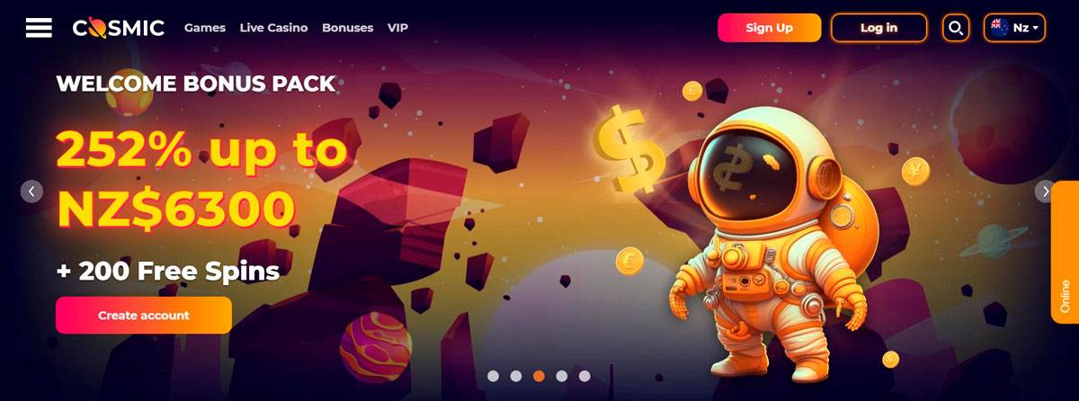 Cosmic Slot Official Site