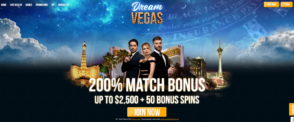 Dream Vegas Welcome bonus