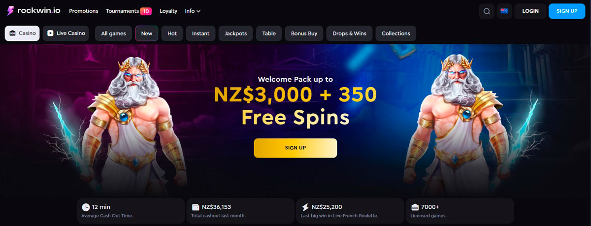 Rockwin Casino Official site