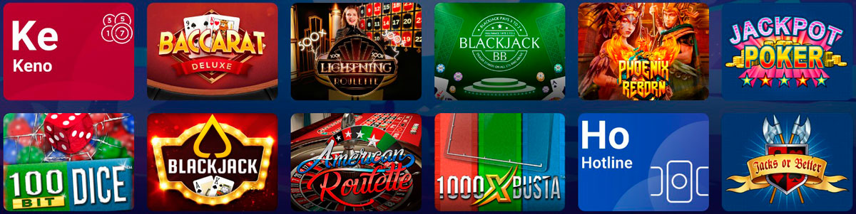 Stelario Casino Table Games